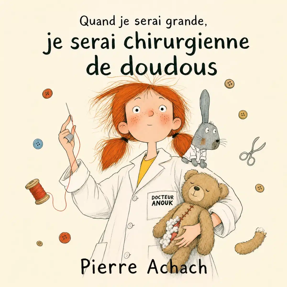 Couverture de « Quand je serai grande, je serai chirurgienne de doudous »